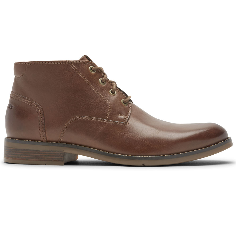 Rockport Singapore Mens Boots - Colden Chukka Brown - JE9761824